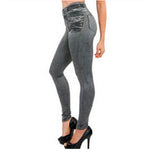 Genie Slim Jeggings Grey L/XL - Mail Order -As Seen On TV